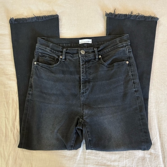 Loft High Waist Kick Crop Jeans - Picture 7 of 10